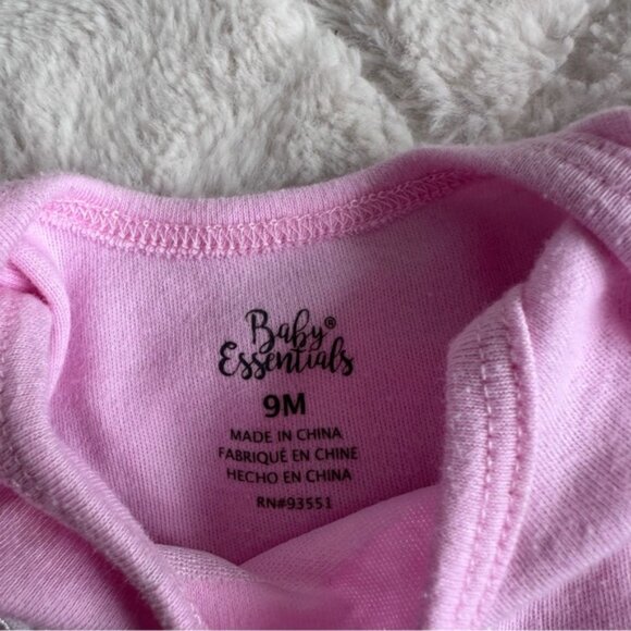 Baby Essentials | Pink and White "Cutest Bunny Ever" Onesie & Tutu Set | Size 9M - Picture 6 of 11
